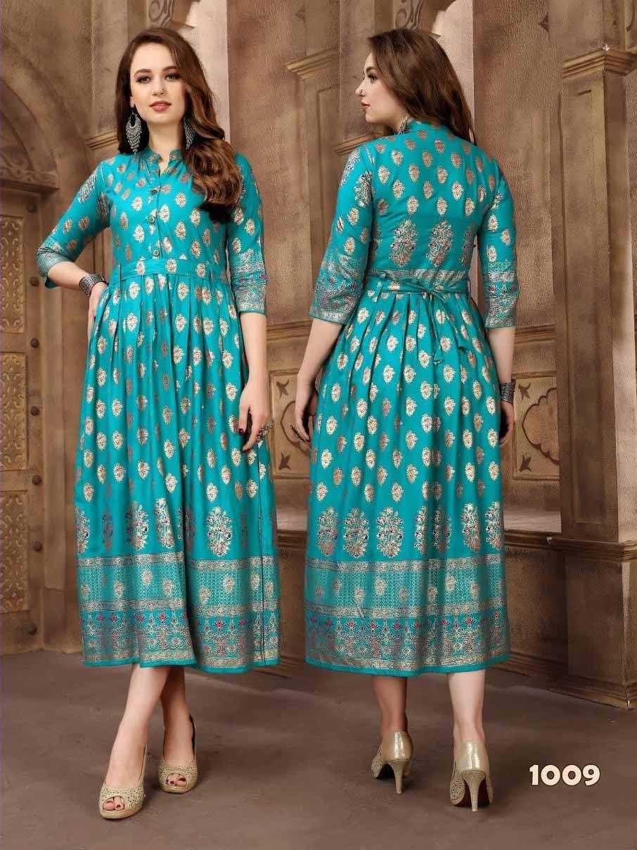 Fabfirki Kitty Party Vol-1 Plain Print Wholesale Kurta Fabfirki Kitty Party Vol-1 Plain Print Wholesale Kurta